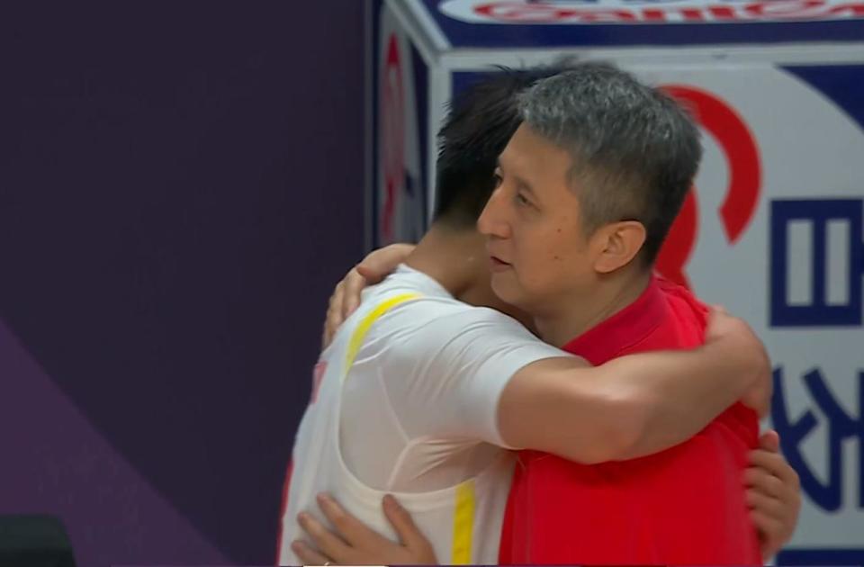 手下发挥出, 中国男篮赢